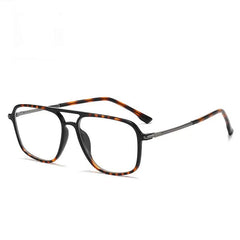 Ehren Vintage TR90 Titanium Eyeglasses Eyeglasses Aviator Frames Southood Leopard 