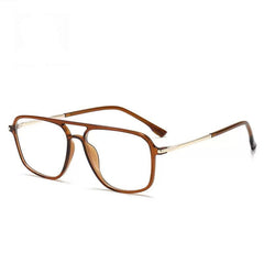 Ehren Vintage TR90 Titanium Eyeglasses Eyeglasses Aviator Frames Southood Tea 