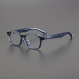 Eljin Vintage Acetate Eyeglasses Frame Rectangle Frames Southood Blue 