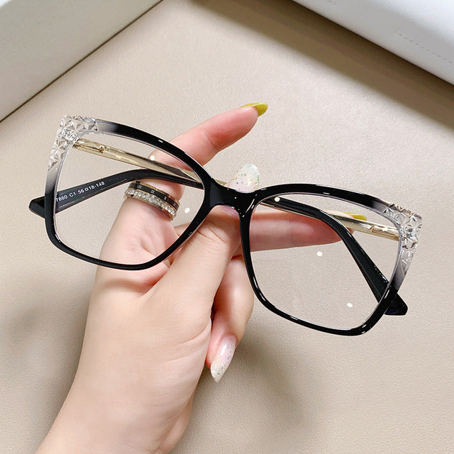 Elspeth Gradient TR90 Glasses Frame Cat Eye Frames Southood C1 gradient black 