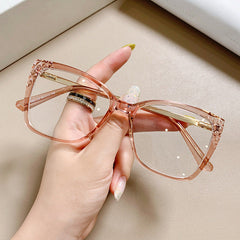 Elspeth Gradient TR90 Glasses Frame Cat Eye Frames Southood C2 orange clear 