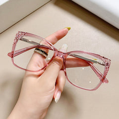 Elspeth Gradient TR90 Glasses Frame Cat Eye Frames Southood C7 clear purple 