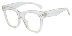 Eve Oversized Square Glasses Rectangle Frames Southood clear clear 
