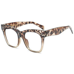 Eve Oversized Square Glasses Rectangle Frames Southood douhua clear 