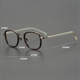 Faaiz Vintage Acetate Eyeglasses Frame Rectangle Frames Southood 