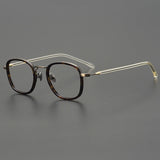 Faaiz Vintage Acetate Eyeglasses Frame Rectangle Frames Southood Tortoise 