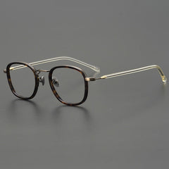 Faaiz Vintage Acetate Eyeglasses Frame Rectangle Frames Southood Tortoise 