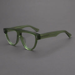 Fabia Vintage Acetate Glasses Frame Aviator Frames Southood Green 