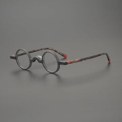 Faer Small Round Acetate Glasses Frame Round Frames Southood Black 