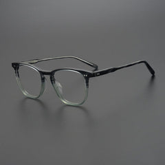 Felton Vintage Acetate Glasses Frame Rectangle Frames Southood Blue Stripes 