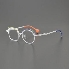 Fink Colorful Titanium Glasses Frame Geometric Frames Southood 