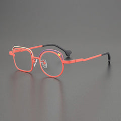 Fink Colorful Titanium Glasses Frame Geometric Frames Southood 