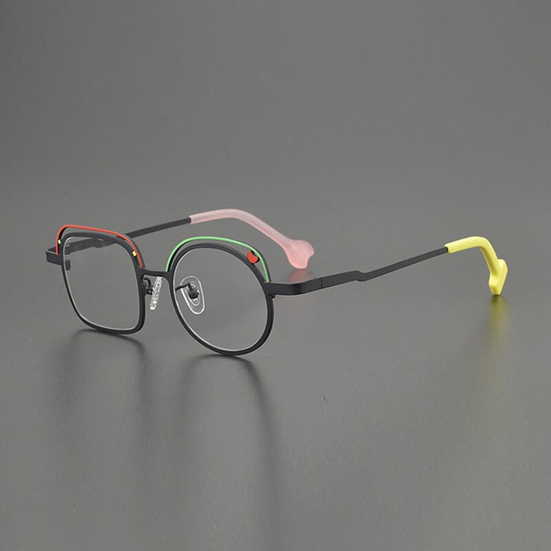Fink Colorful Titanium Glasses Frame Geometric Frames Southood 