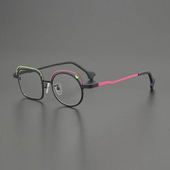 Fink Colorful Titanium Glasses Frame Geometric Frames Southood 