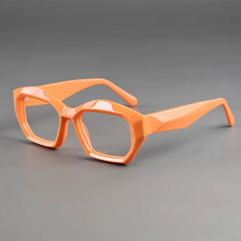 Finley Vintage Acetate Glasses Frame Geometric Frames Southood Orange 