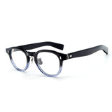 Foster Round Acetate Glasses Frame Round Frames Southood Gradient Black 
