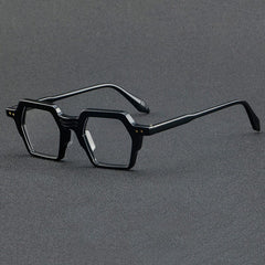 Frayn Vintage Acetate Glasses Frame Geometric Frames Southood C1 Black 