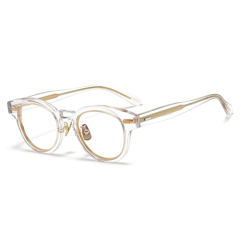 Fujita Retro Acetate Glasses Frame Cat Eye Frames Southood Clear 