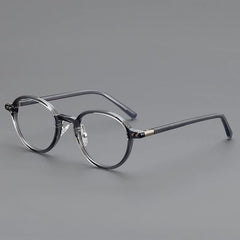 Garfia TR90 Vintage Eyeglass Frame Oval Frames Southood Clear Grey 