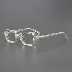 Gibbon Retro Rectangle Glasses Frame Rectangle Frames Southood Clear 