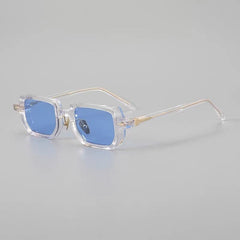 Gibbon Vintage Acetate Sunglasses Sunglasses Southood Clear(Blue Lens) 
