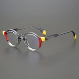 Giggs Vintage Round Acetate Glasses Frame Round Frames Southood Gray 