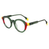 Giggs Vintage Round Acetate Glasses Frame Round Frames Southood Green 