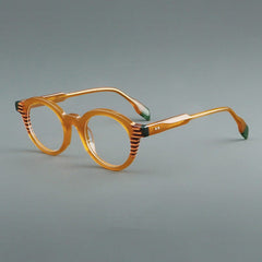 Giggs Vintage Round Acetate Glasses Frame Round Frames Southood Orange 