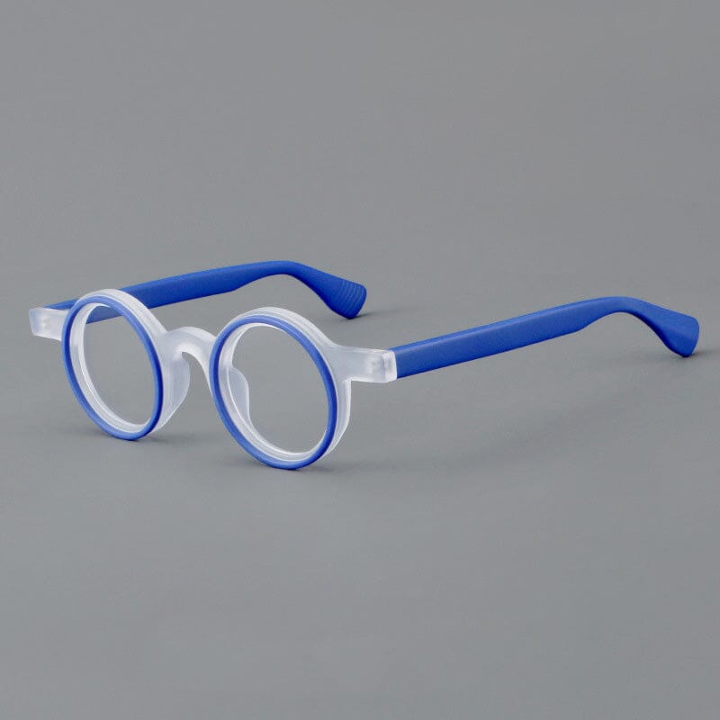 Giusy Round Classical Acetate Eyeglasses Frame Round Frames Southood Blue 