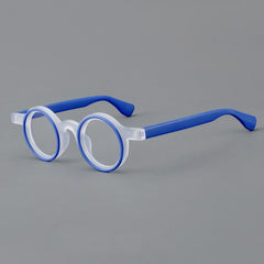 Giusy Round Classical Acetate Eyeglasses Frame Round Frames Southood Blue 