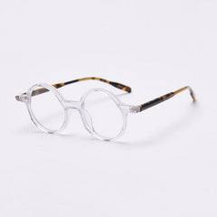 Glen Round Vintage Acetate Optical Glasses Frame Round Frames Southood C3Clear 