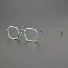 Gnine Ultralight Titanium Glasses Frame Rectangle Frames Southood Light Blue 