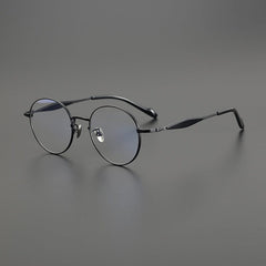 Goro Vintage Big Round Glasses Frame Round Frames Southood Black 