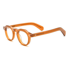 Haaland Vintage Geometric Acetate Glasses Frame Geometric Frames Southood Yellow 