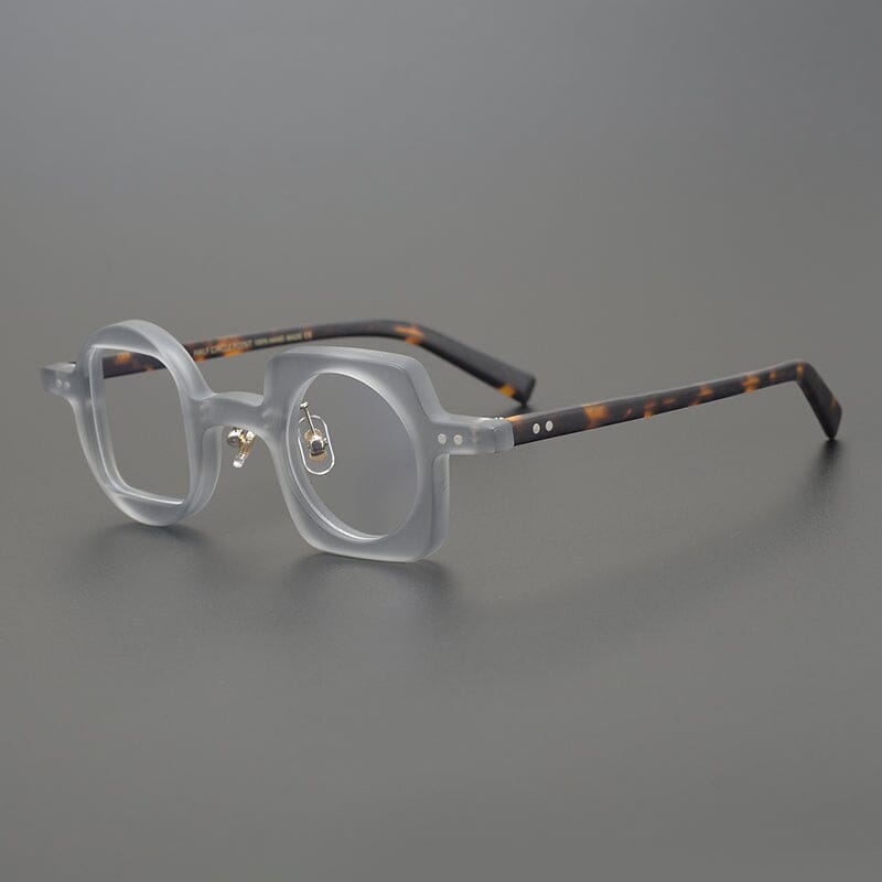 Hagly Vintage Acetate Glasses Frame Geometric Frames Southood Matte gray 