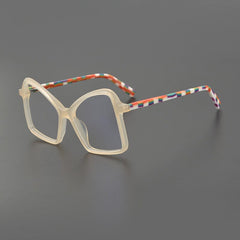 Harper Acetate Geometric Glasses Frame Geometric Frames Southood Yellow 