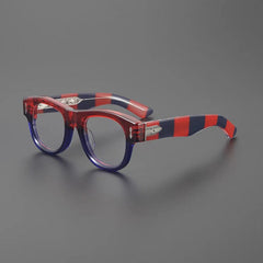 Hayes Vintage Acetate Glasses Frame Rectangle Frames Southood Red 