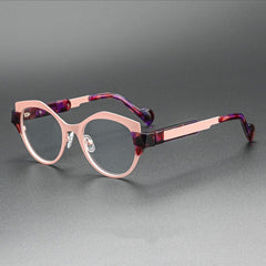 Heap Alloy Acetate Glasses Frame Geometric Frames Southood Pink 