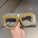 Hedda Rhinestone Oversized Eyewear Cat Eye Frames Mon 