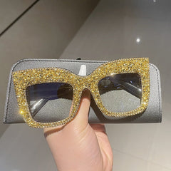 Hedda Rhinestone Oversized Eyewear Cat Eye Frames Mon 