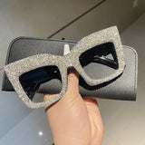 Hedda Rhinestone Oversized Eyewear Cat Eye Frames Mon 