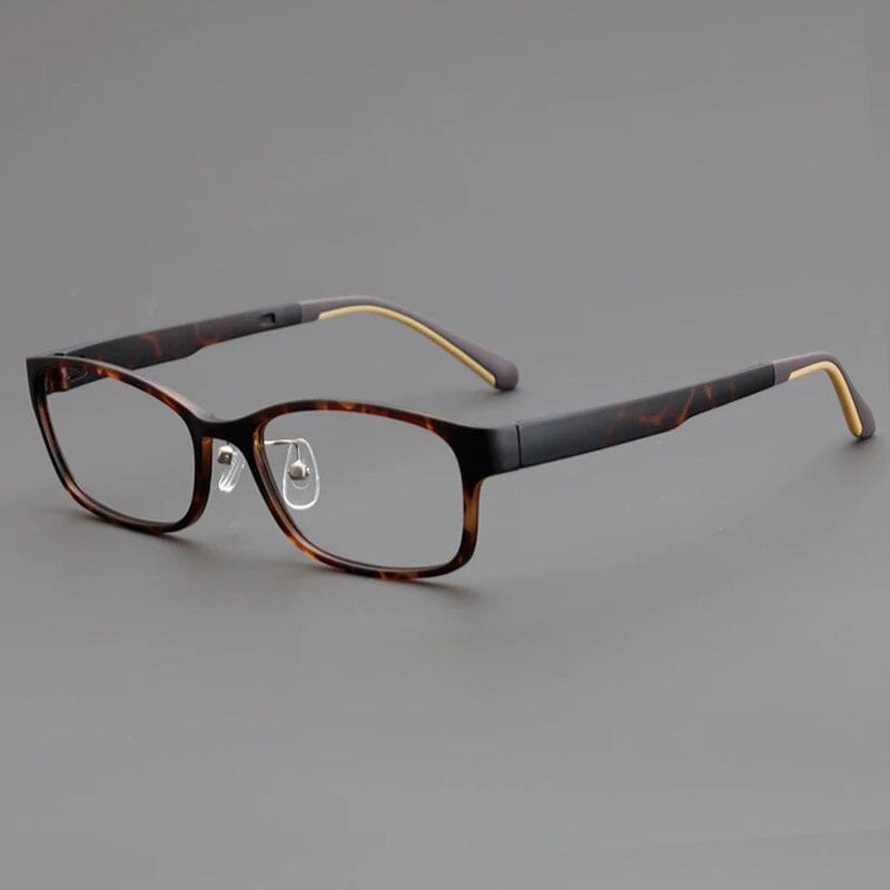 Henry Square TR90 Glasses Frame Rectangle Frames Southood Leopard 
