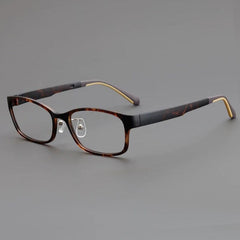 Henry Square TR90 Glasses Frame Rectangle Frames Southood Leopard 