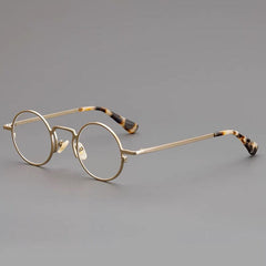 Hid Retro Round Glasses Frame Round Frames Southood Gold 