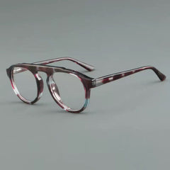 Hod Retro Aviator Acetate Glasses Frame Aviator Frames Southood Leopard 