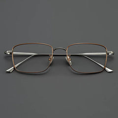Holden Ultra Light Titanium Eyeglasses Frame Rectangle Frames Southood Bronze Gun 