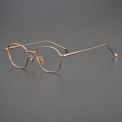 Holden Ultra Light Titanium Eyeglasses Frame Rectangle Frames Southood Rose Gold 