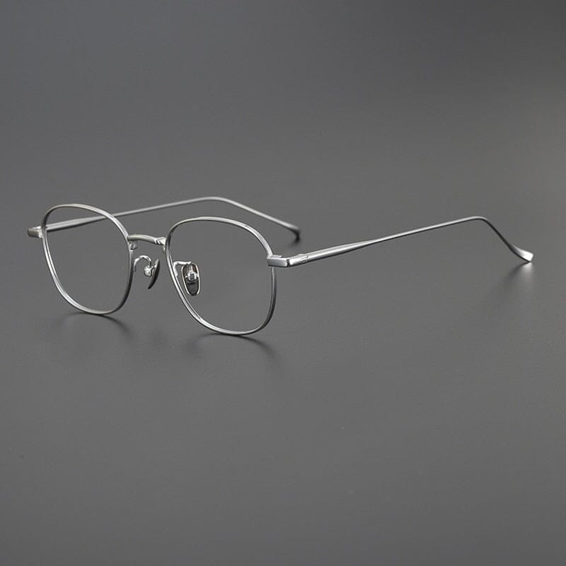 Holden Ultra Light Titanium Eyeglasses Frame Rectangle Frames Southood Silver 