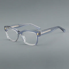 Holly Vintage Square Acetate Glasses Frame Rectangle Frames Southood Gray 