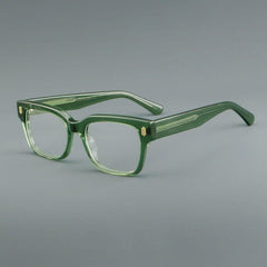 Holly Vintage Square Acetate Glasses Frame Rectangle Frames Southood Green 